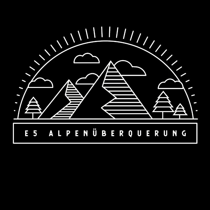 E5 traversant les Alpes