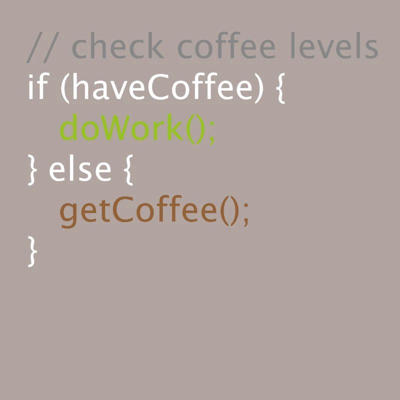 Informatik Nerd Geek Programmierer Kaffee Arbeiten