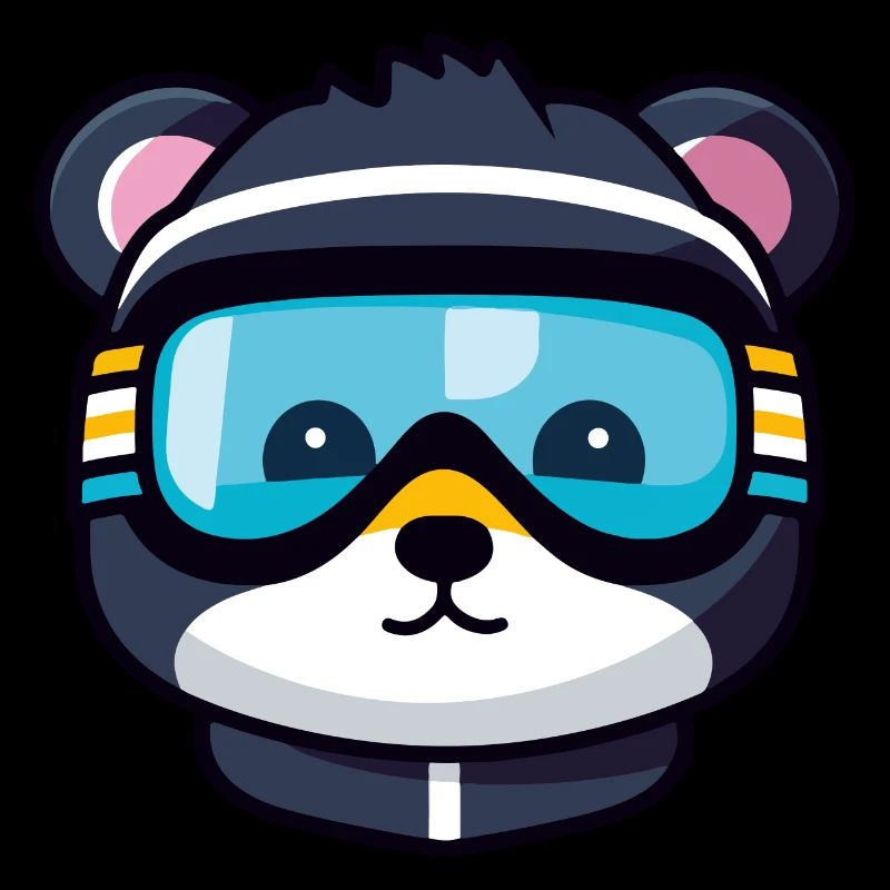 Ski Bear Comic
