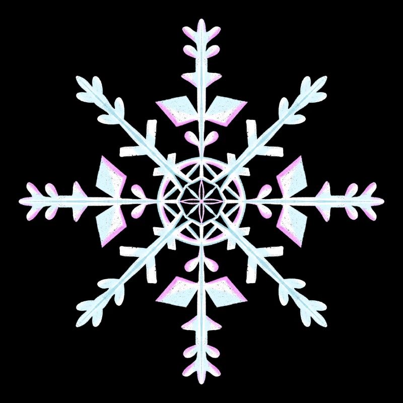 Cristal de glace / Flocon de neige