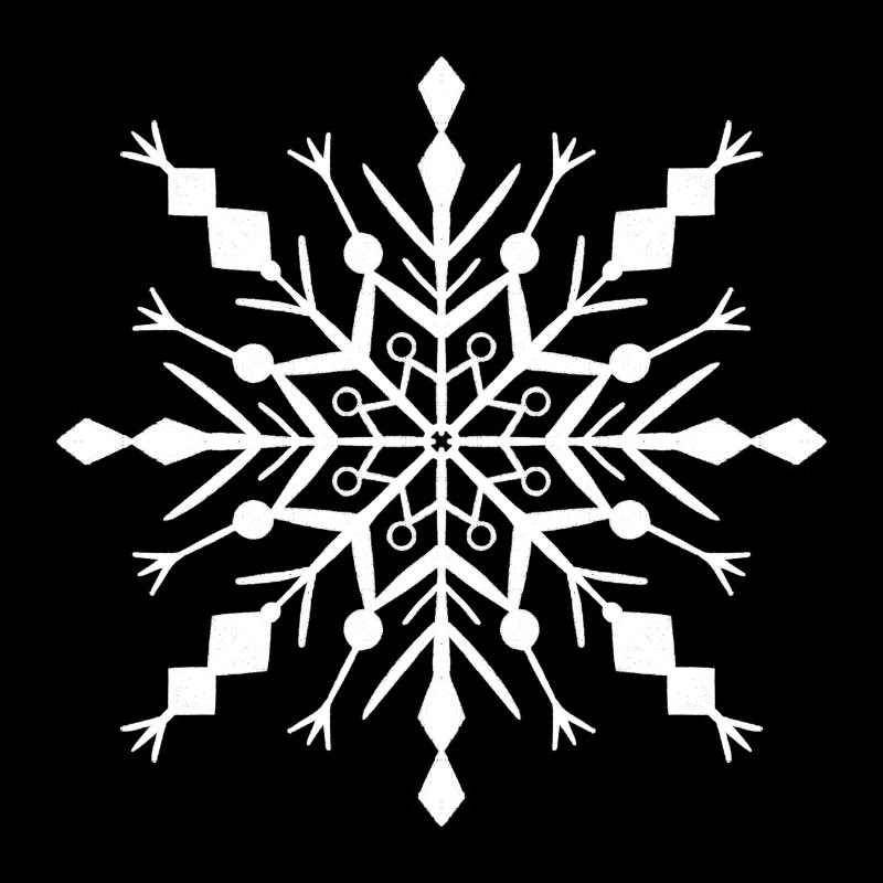 Schneeflocke / Flocon de neige