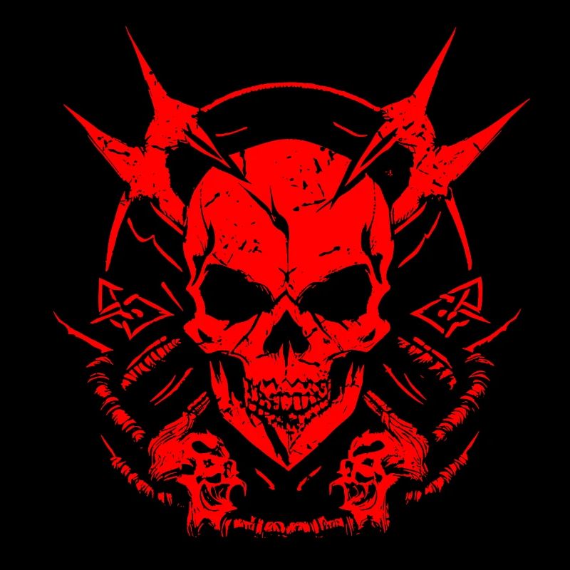 Red Devil Skull