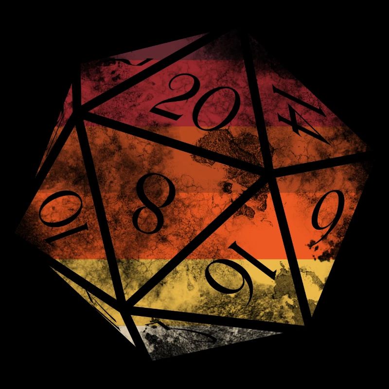RPG Board Games Tabletop Retro W20 Dice