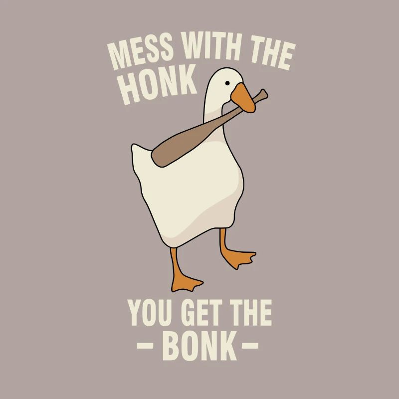 Honk canard brutal avec batte de baseball