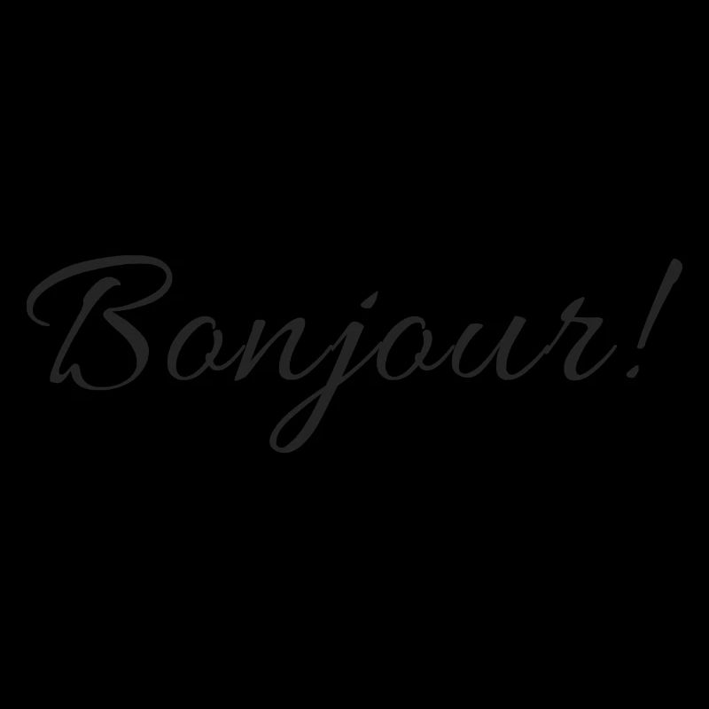 Conception de texte Bonjour