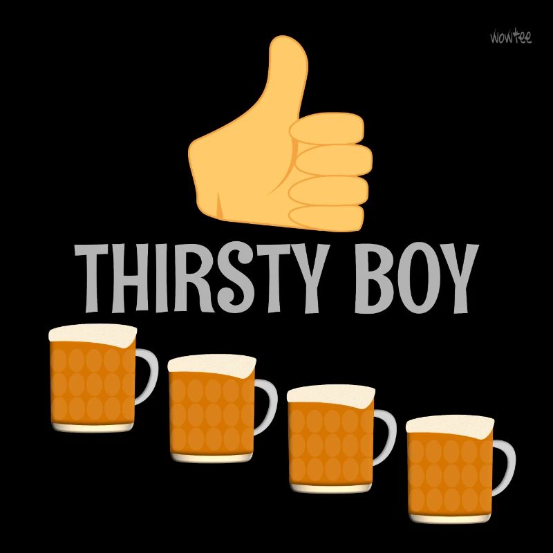 Thirsty boy - color