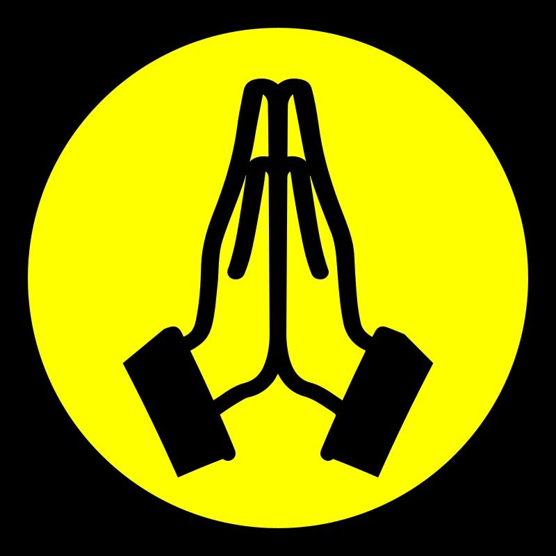Cercle des mains de prière