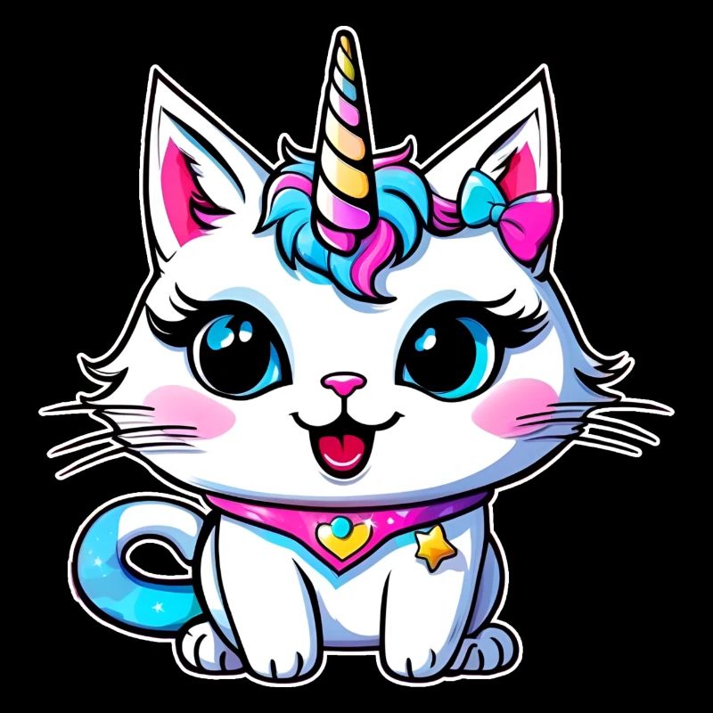 Chat Licorne mignon