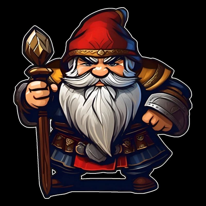 Petit nain effrayant leprechaun magicien magicien magicien