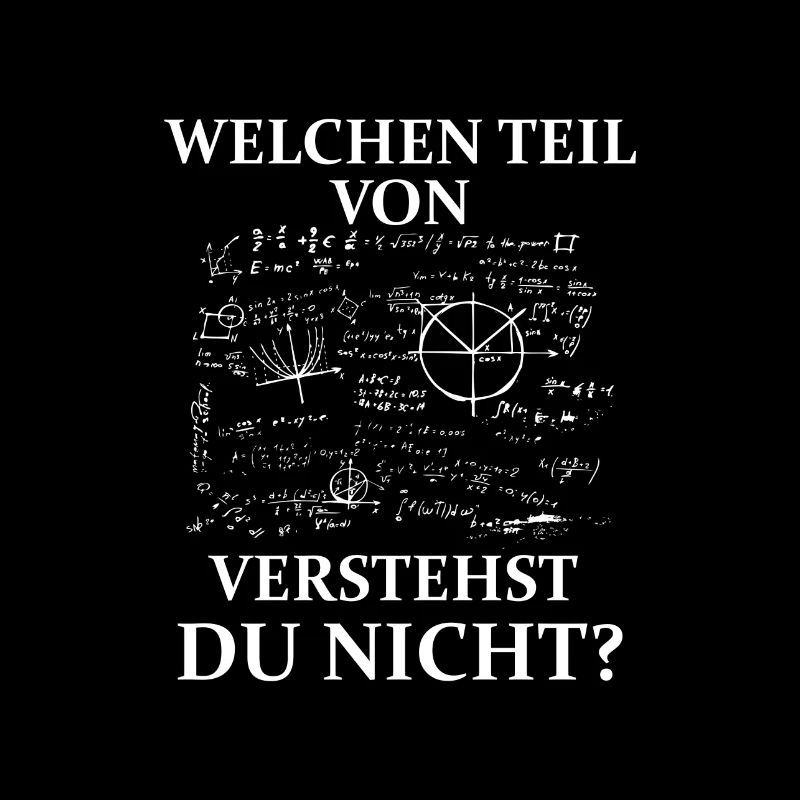 Welchen Teil von Mathe Physik verstehst du nicht