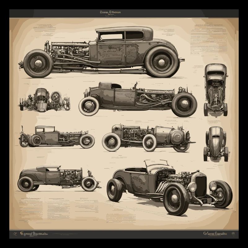 Plan / Sépia / Vintage / Rétro / Old Timer