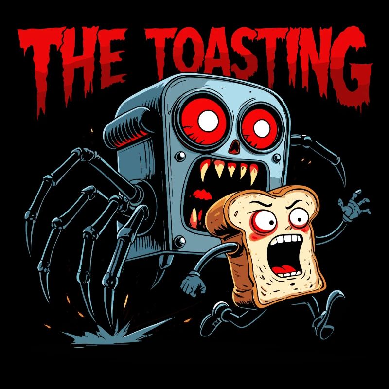 Horror Toaster - Funny Scary Design