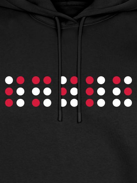 Sonrisa en código braille, escritura Braille para ciegos
