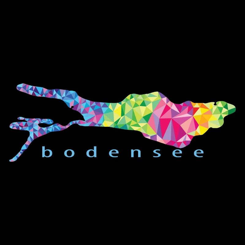Bodensee colored blue font