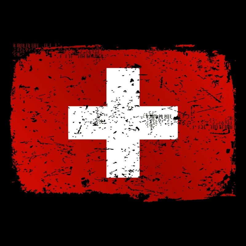schweiz schweizer farben t-shirt design