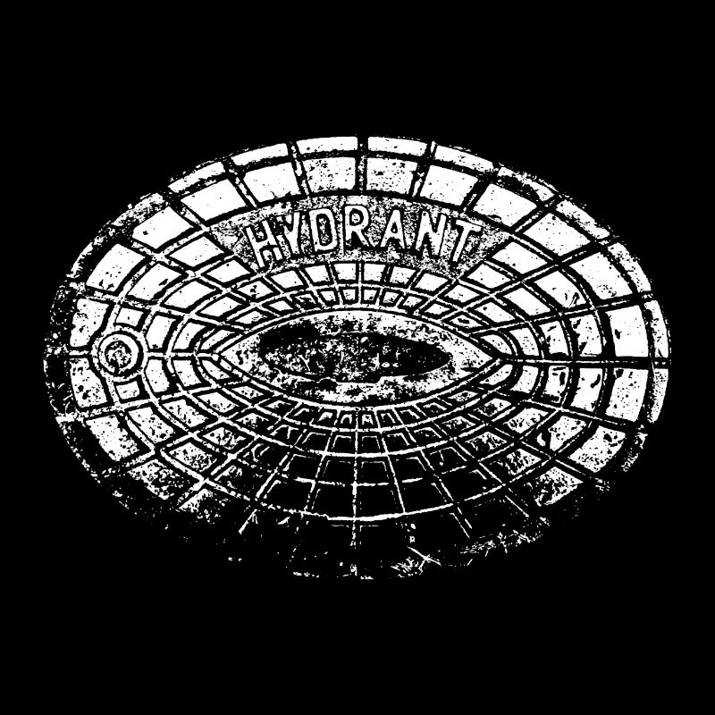 Dutch Manhole / Hydrant Cover Print, "Hydrant"