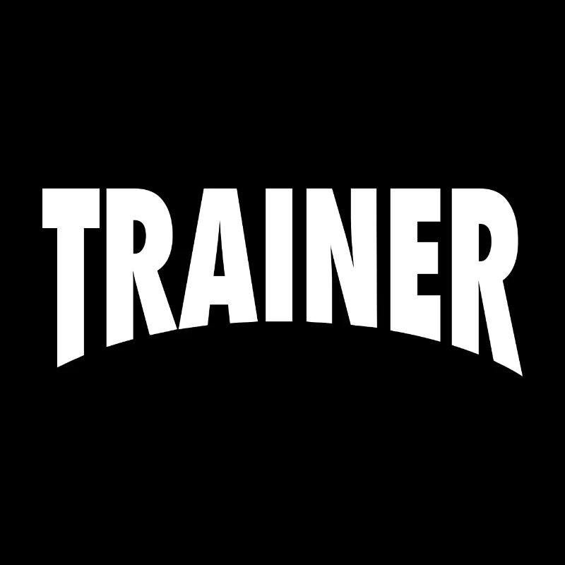 TRAINER gebogen weiss