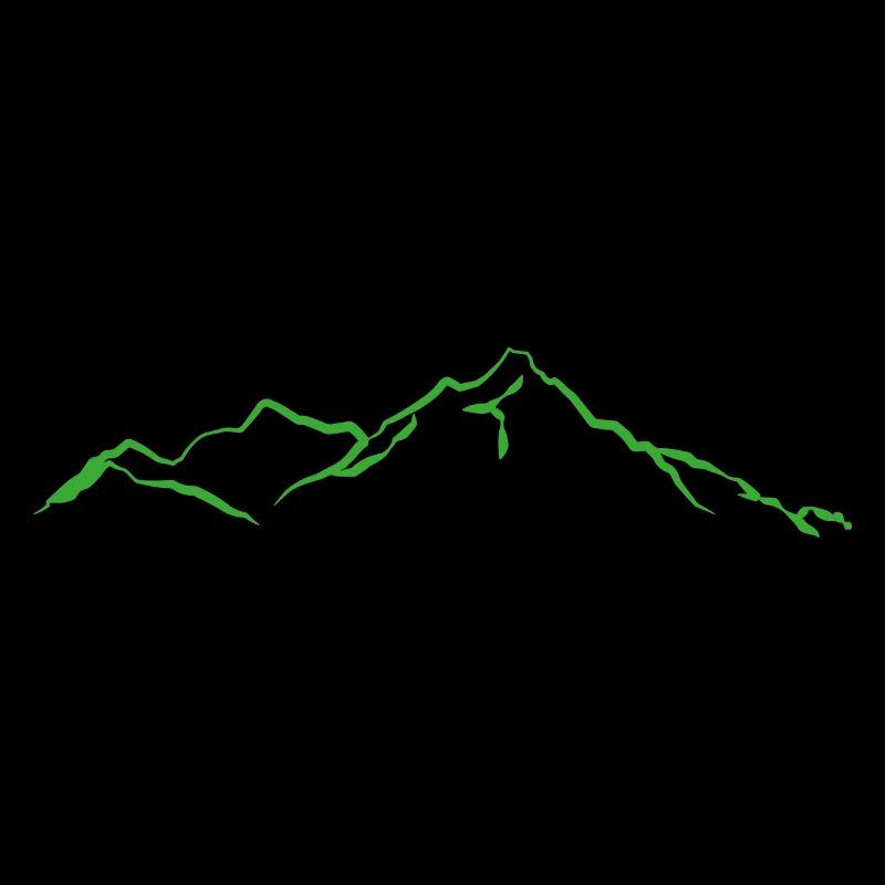 Mountains light green