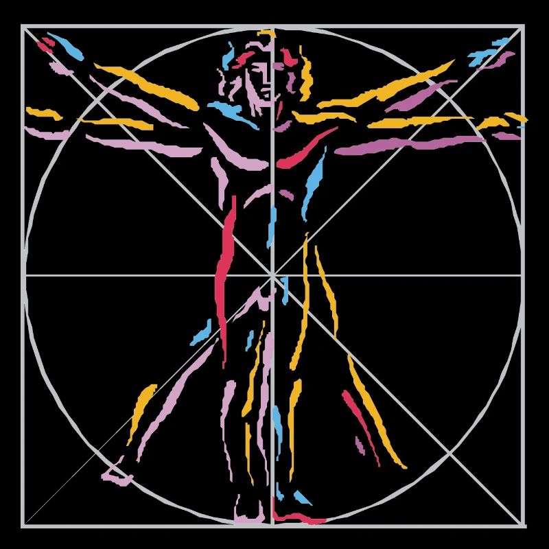 Leonardo da Vinci | vitruvianischer Mensch