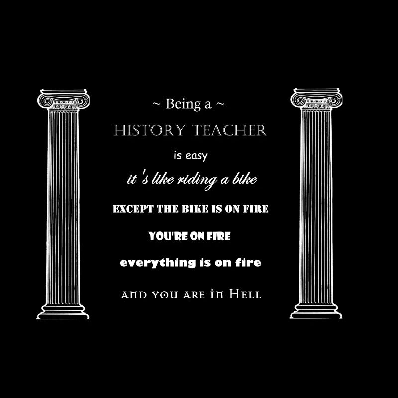 professeur d'histoire blanc