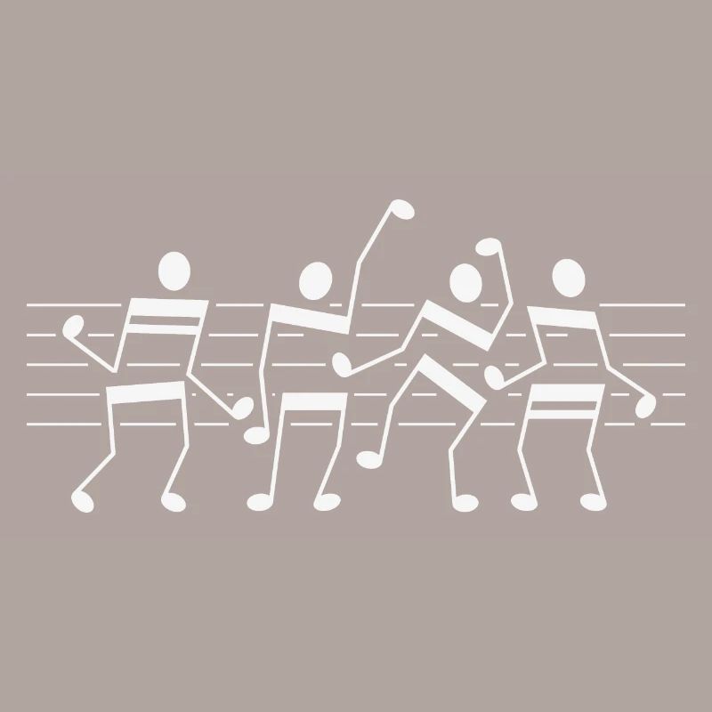 Notes musicales Danse