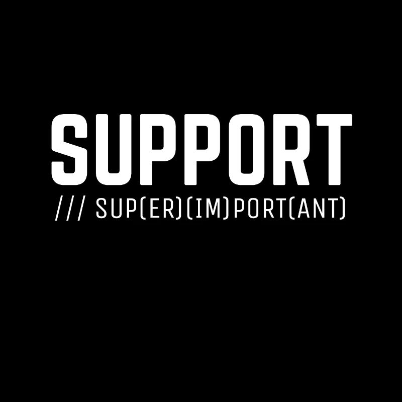 SUPPORT super important blanc