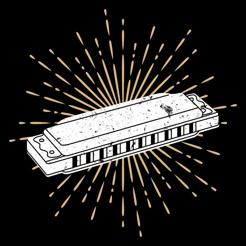 Harmonica Lover Harmonica Gift Mus
