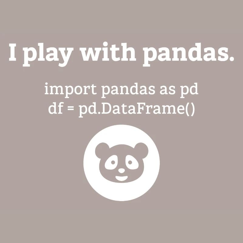 Pandas Data Science Computer Science Gift