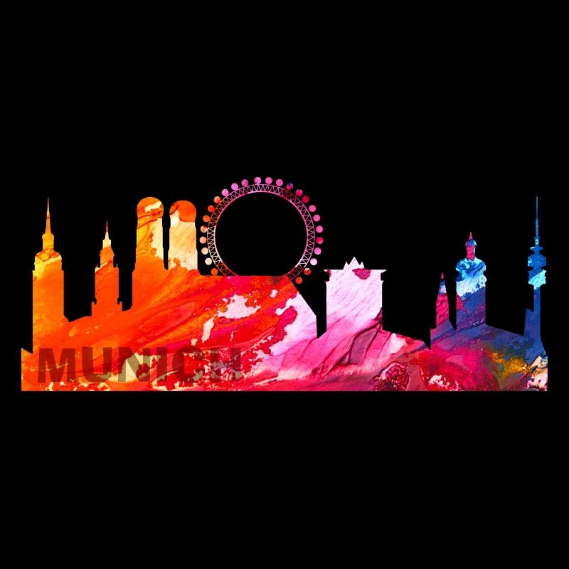 Munich, Munich skyline, Bavaria, Germany