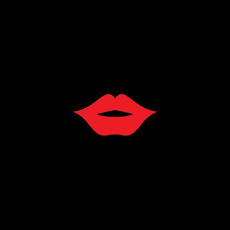 Luscious red lips