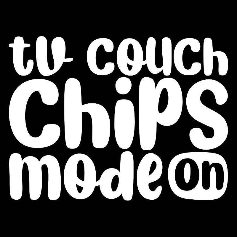 Tv Couch Chips Mode On