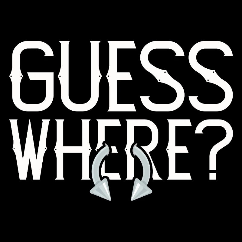 Guess Where Piercing Piercings