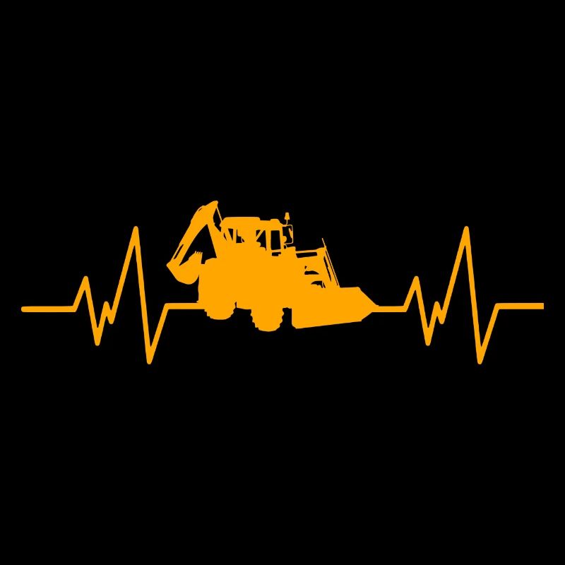 Pelle Machines de construction Chantier Heartbeat
