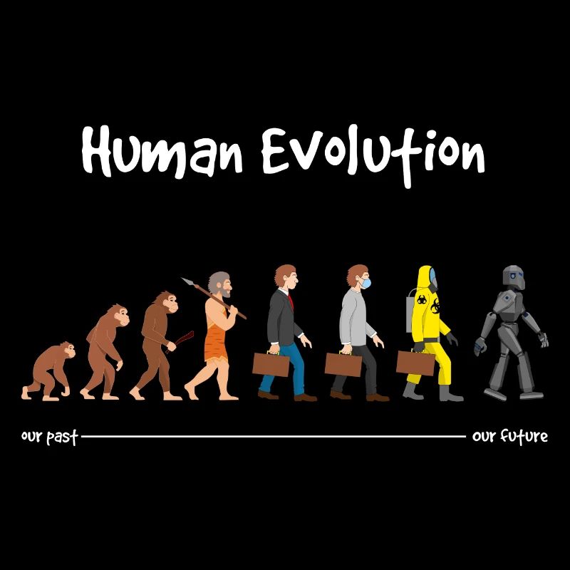 Evolution unsere Zukunft Dunkel