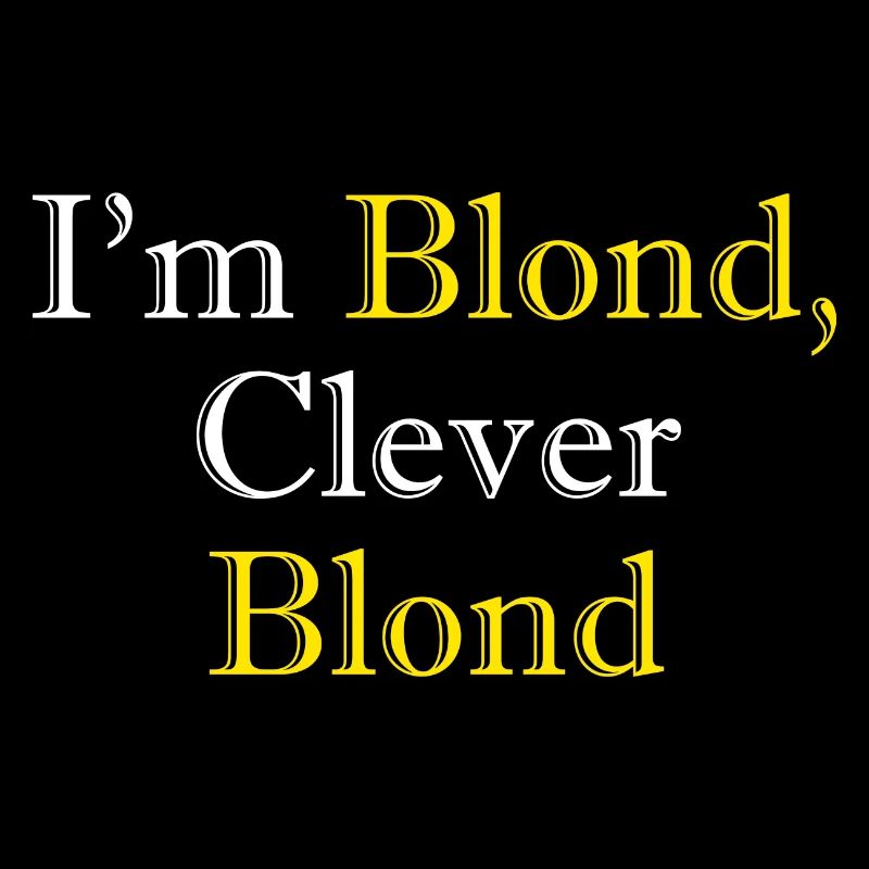 Blond Clever Blond Kein Hintergrund Weiß