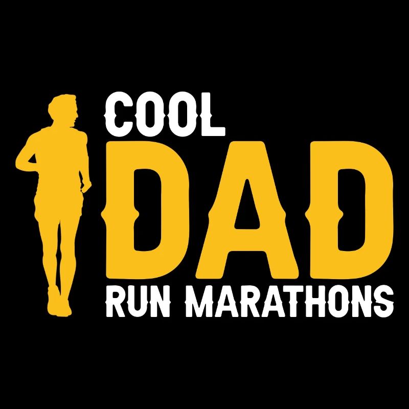Cool DAD Run Marathons Awesome Runner For DADS