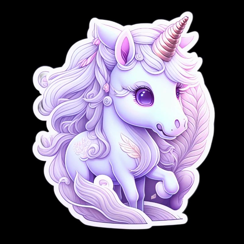 Licorne mignonne