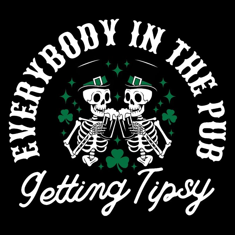 Everybody In The Pub Getting Tipsy St Patrick's