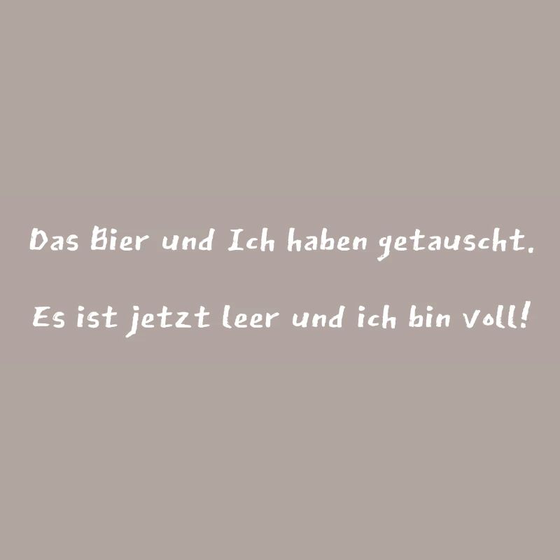 Das Bier und Ich