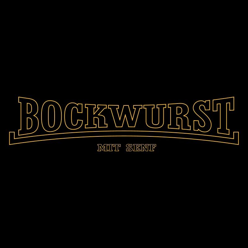 Bockwurst mit Senf