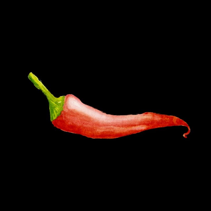 Piment rouge chaud