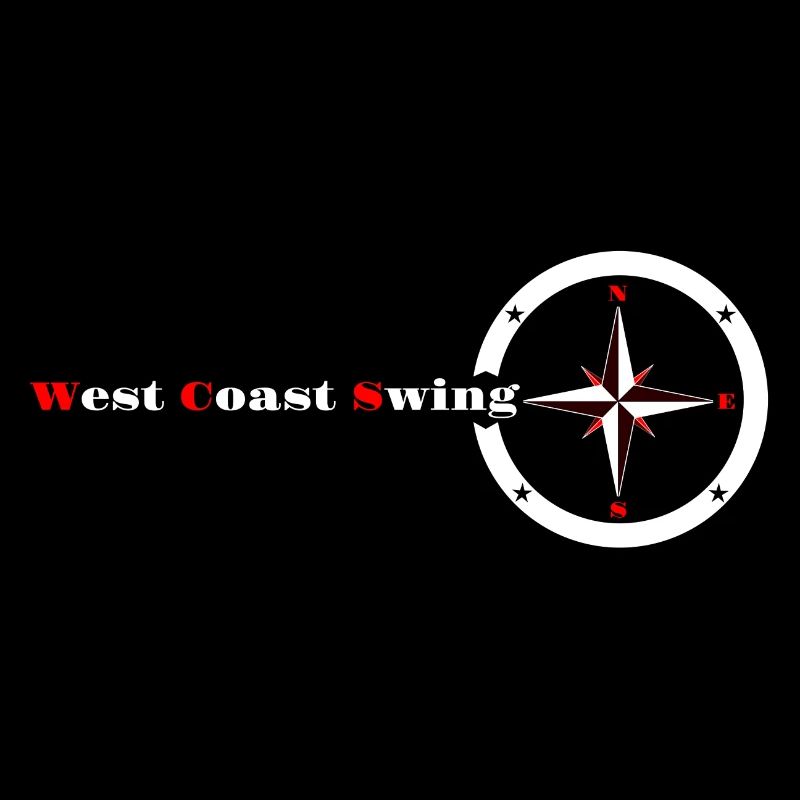 West Coast Swing Compass Cadeau WCS Danse Westie