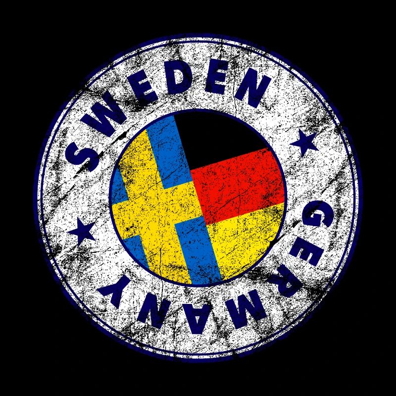 SUÈDE ALLEMAGNE Timbre