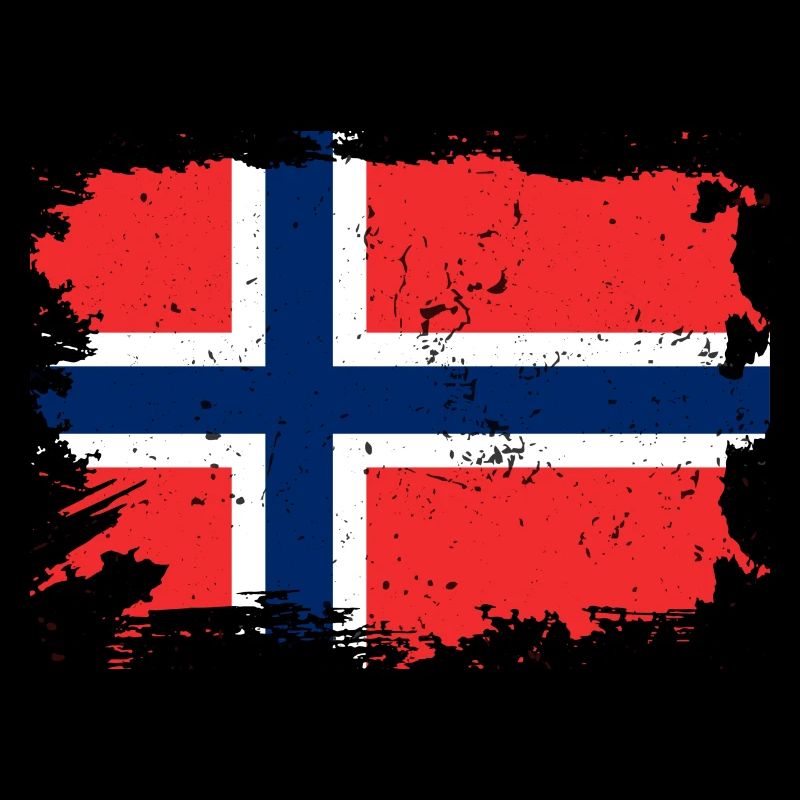 Drapeau norvégien, cadeau de Norvège Norge