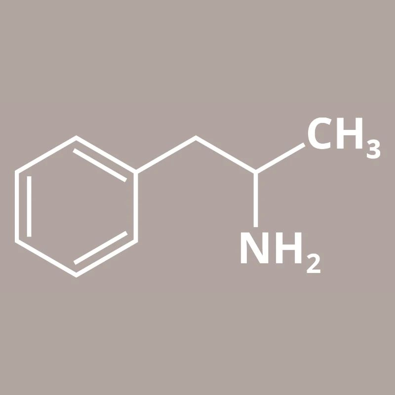 Amphetamine Molecule Speed Formule de médicaments Amphe Pep