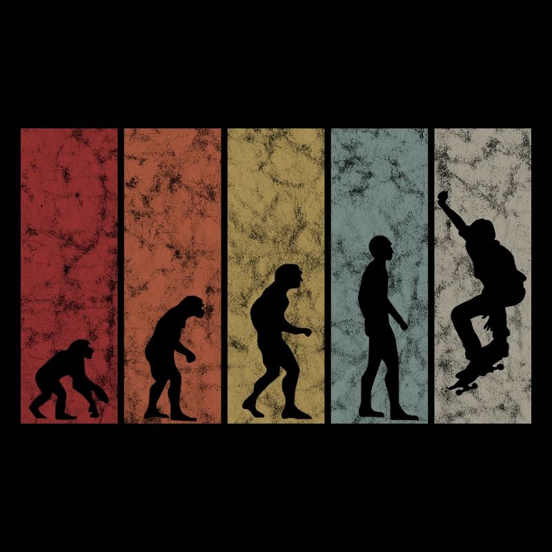 Evolution Skateboarder Skateboard Skater Skate