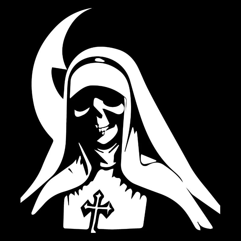Libérez vos ténèbres intérieures Nonne satanique, occulte,