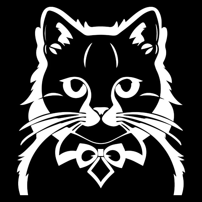 Drôle de chat Silhouette Cheeky Fun Cats