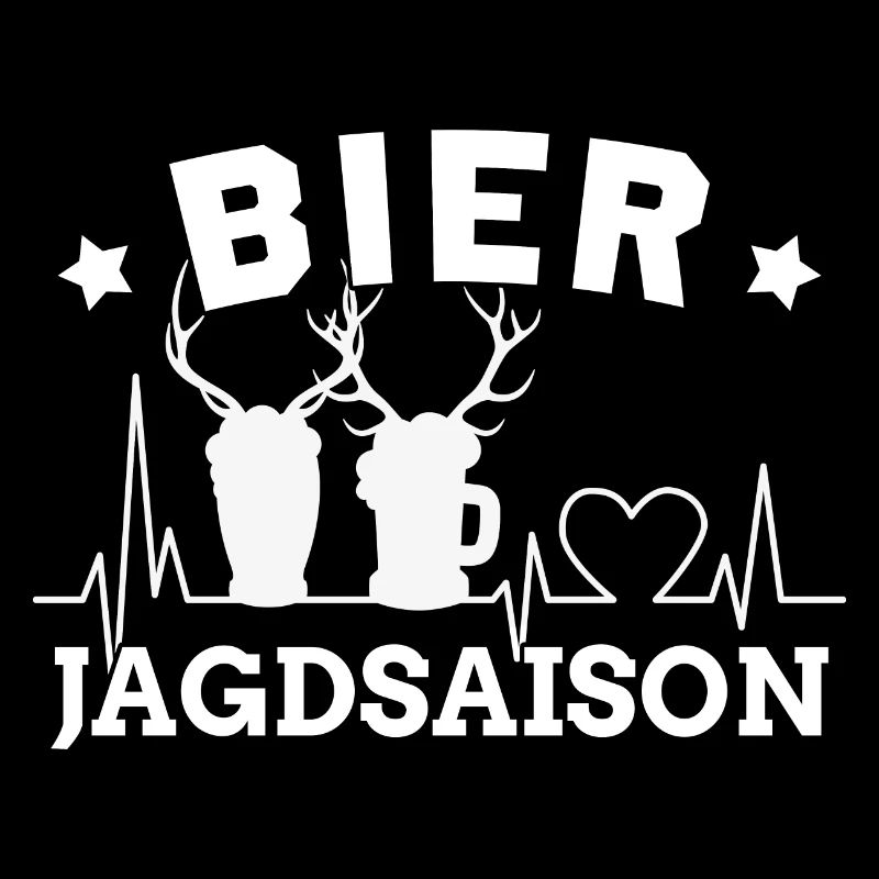 Bier Jäger lustige Sprüche Bierzelt