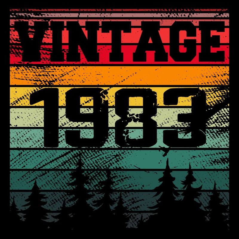1983 Vintage Geburtstagsgeschenk 1983 Retro